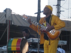 Jimmy Cliff performing at Mile High Music Festival.