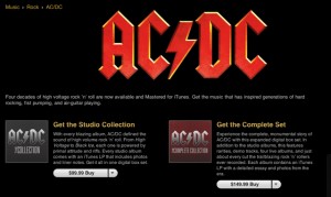 AC-DC on iTunes