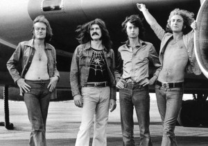 Led Zeppelin black & white