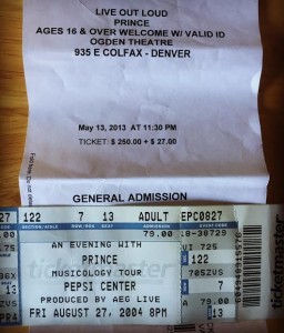 Prince tickets